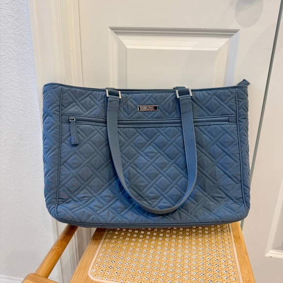 Vera Bradley Gray Commuter Tote - Picture 3 of 8